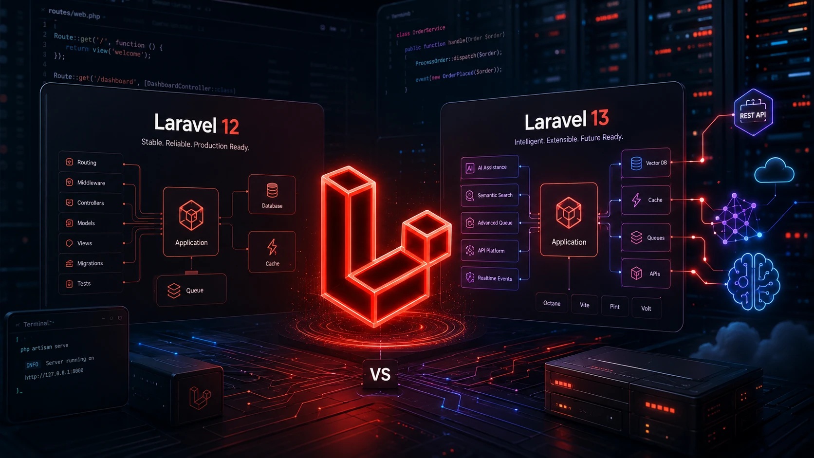 Laravel 12 vs Laravel 13: Key Differences Explained
